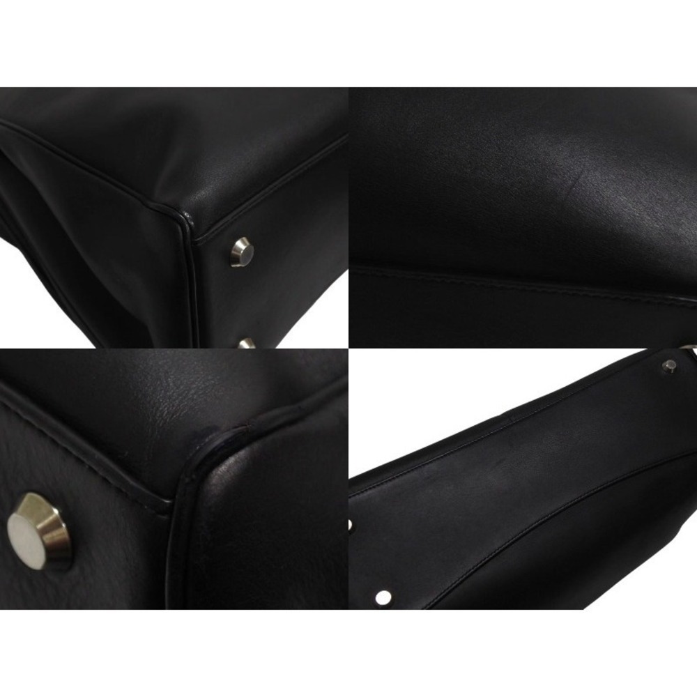BALENCIAGA Rodeo Leather Shoulder Bag Black - Picture 6 of 10